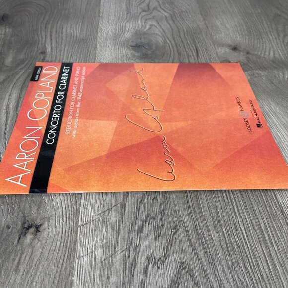 Concerto for Clarinet Reduction for Clarinet and Piano New Edition Copeland - Picture 4 of 6